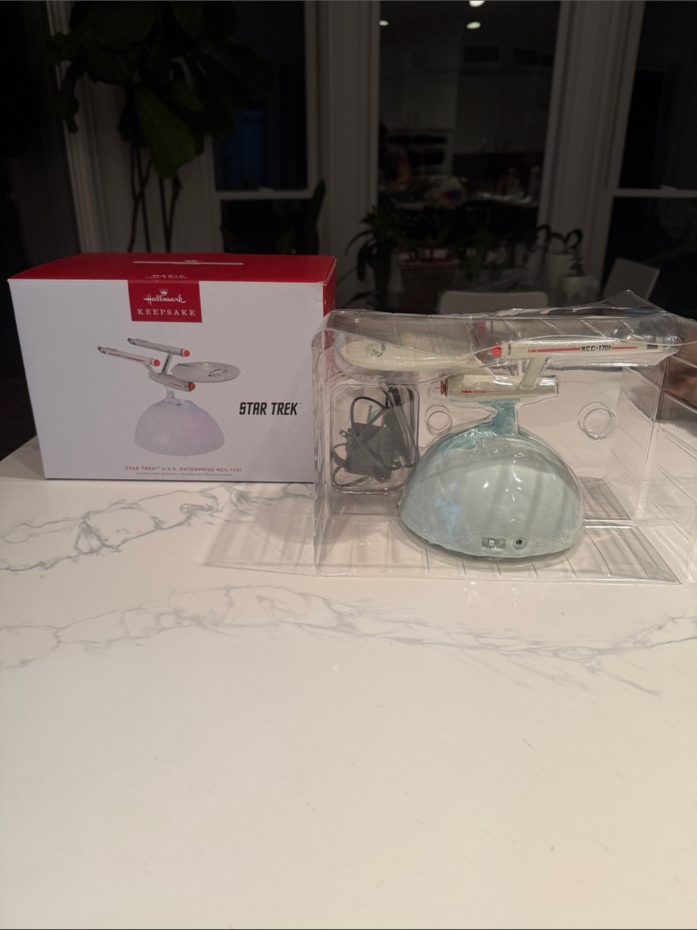 Hallmark Star Trek Enterprise NCC-1701 Tabletop Keepsake Ornament, New 2023